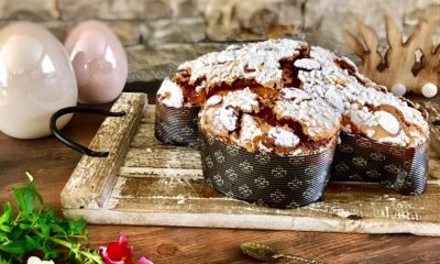 COLOMBA BRIOCHE ALLE ARANCE CANDITE CON GLASSA MANDORLATA (Procedimento Semplice)