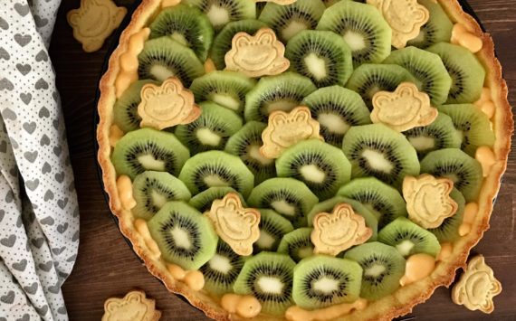 CROSTATA DI RICOTTA CON KIWI E CREMA ALLA PAPAYA